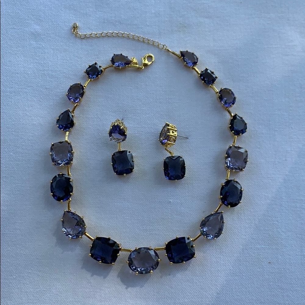 Necklace and earrings